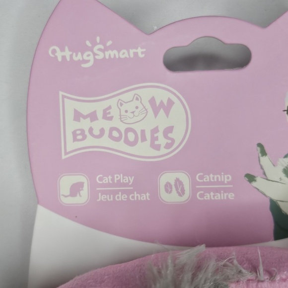New Hugsmart Meow Buddies Crazy Catcher Rainbow Unicorn Cat Toy Catnip Treat - Picture 5 of 8
